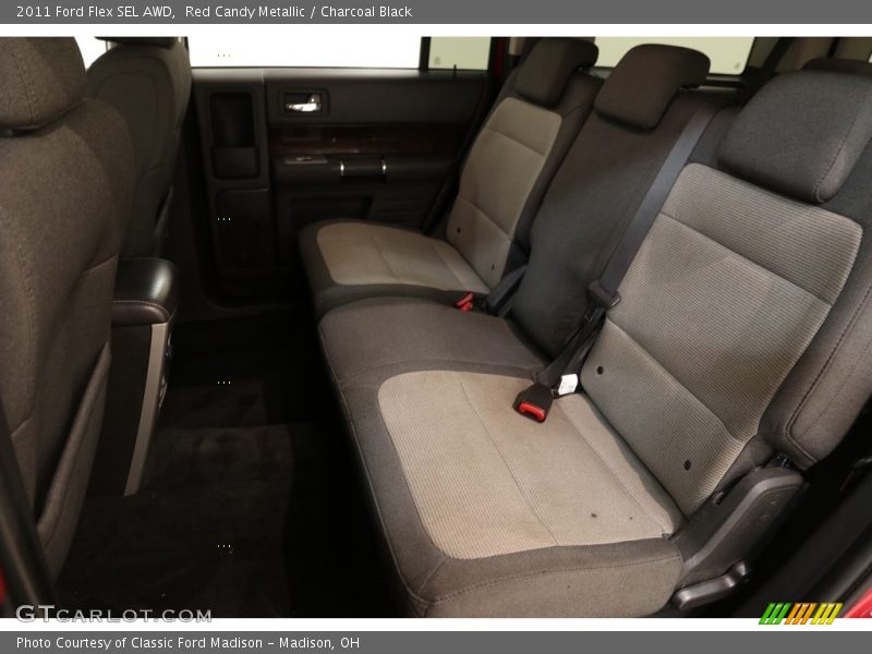 Red Candy Metallic / Charcoal Black 2011 Ford Flex SEL AWD
