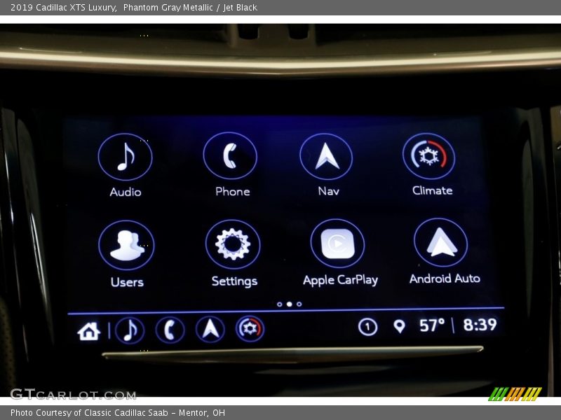 Phantom Gray Metallic / Jet Black 2019 Cadillac XTS Luxury