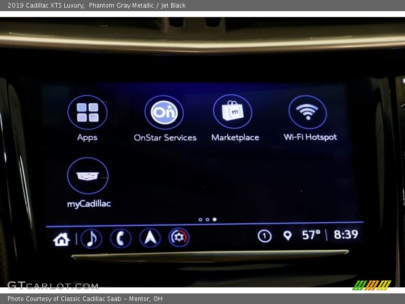 Phantom Gray Metallic / Jet Black 2019 Cadillac XTS Luxury