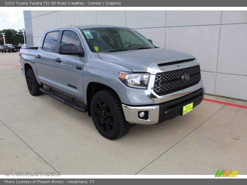 Cement / Graphite 2020 Toyota Tundra TSS Off Road CrewMax