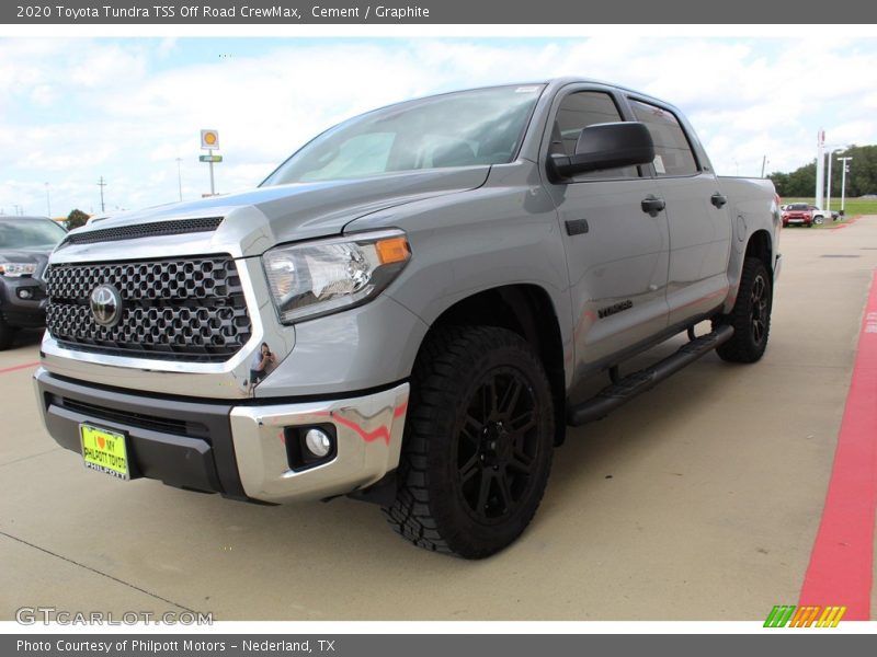 Cement / Graphite 2020 Toyota Tundra TSS Off Road CrewMax