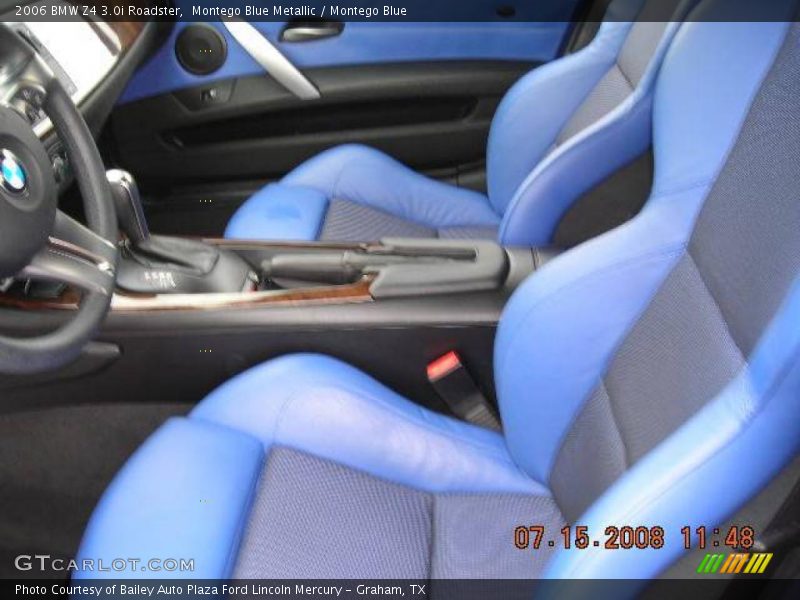 Montego Blue Metallic / Montego Blue 2006 BMW Z4 3.0i Roadster