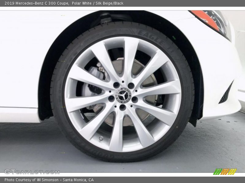 Polar White / Silk Beige/Black 2019 Mercedes-Benz C 300 Coupe