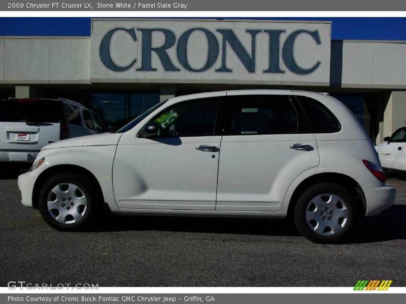 Stone White / Pastel Slate Gray 2009 Chrysler PT Cruiser LX