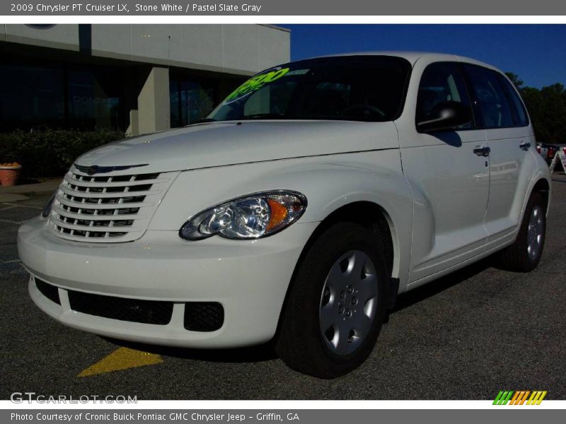 Stone White / Pastel Slate Gray 2009 Chrysler PT Cruiser LX