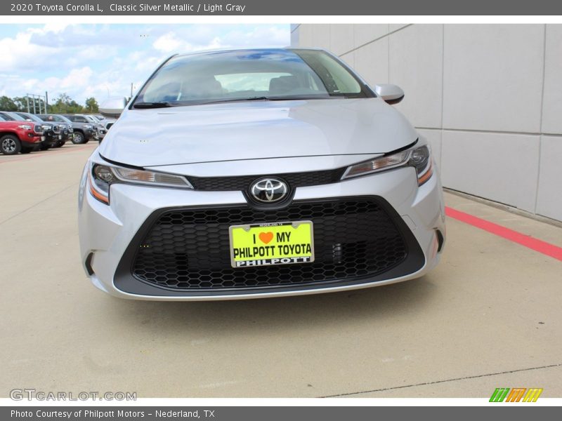 Classic Silver Metallic / Light Gray 2020 Toyota Corolla L