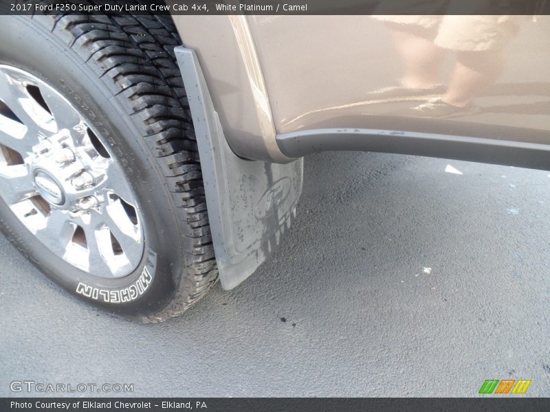 White Platinum / Camel 2017 Ford F250 Super Duty Lariat Crew Cab 4x4