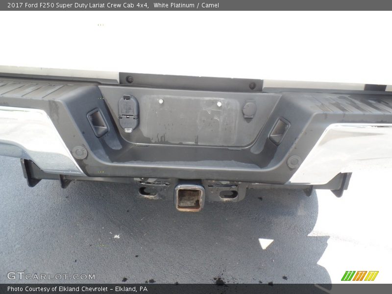White Platinum / Camel 2017 Ford F250 Super Duty Lariat Crew Cab 4x4