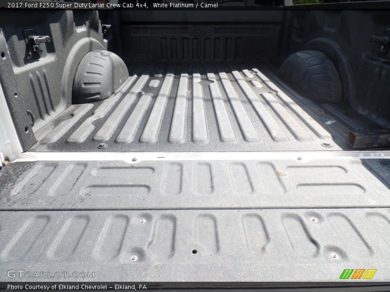 White Platinum / Camel 2017 Ford F250 Super Duty Lariat Crew Cab 4x4