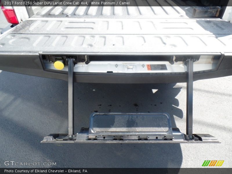 White Platinum / Camel 2017 Ford F250 Super Duty Lariat Crew Cab 4x4