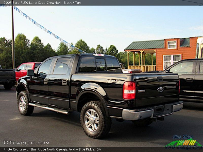 Black / Tan 2005 Ford F150 Lariat SuperCrew 4x4