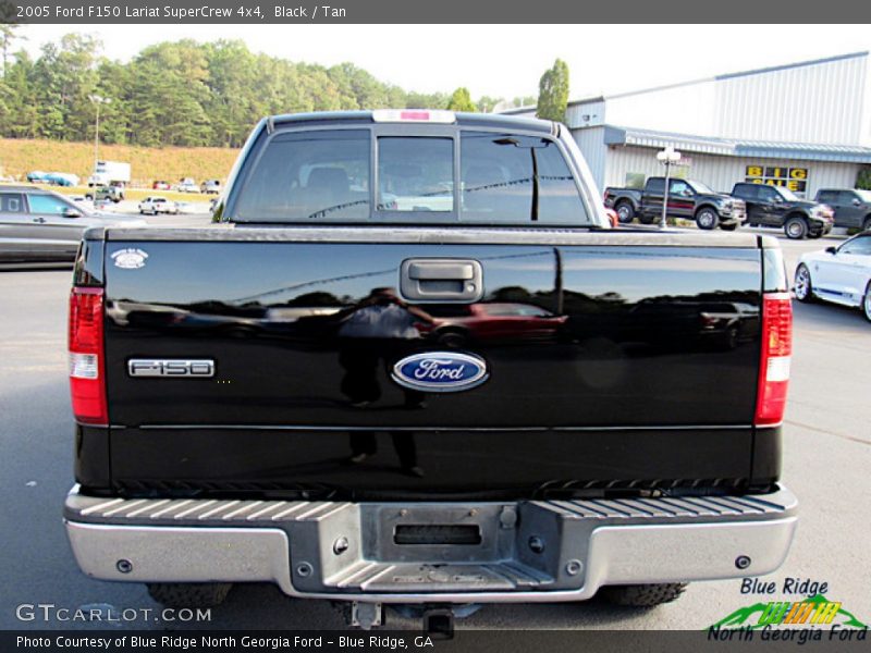 Black / Tan 2005 Ford F150 Lariat SuperCrew 4x4