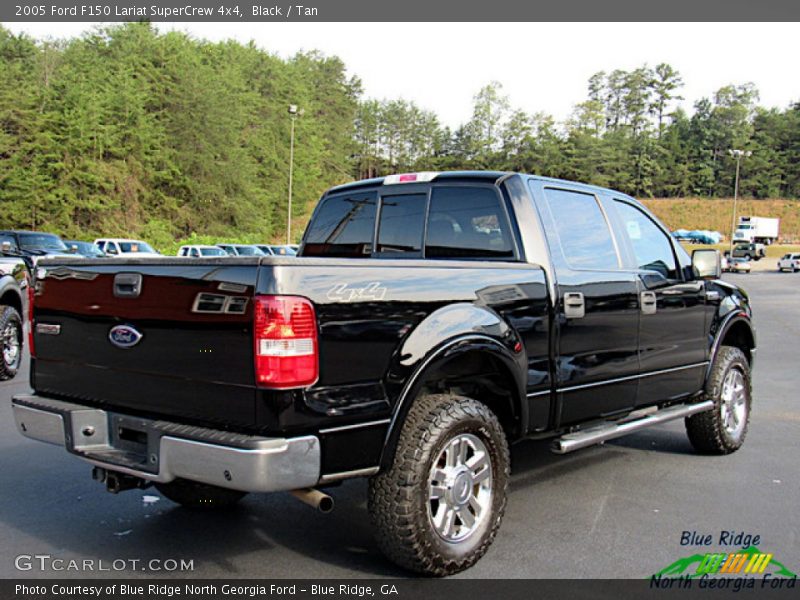 Black / Tan 2005 Ford F150 Lariat SuperCrew 4x4