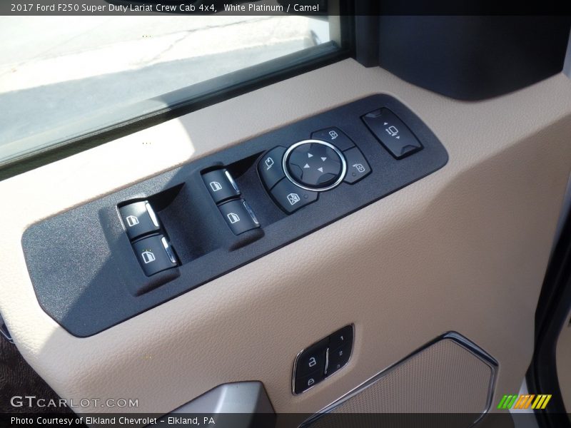White Platinum / Camel 2017 Ford F250 Super Duty Lariat Crew Cab 4x4