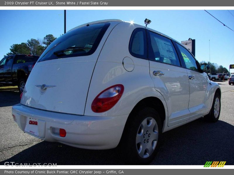 Stone White / Pastel Slate Gray 2009 Chrysler PT Cruiser LX