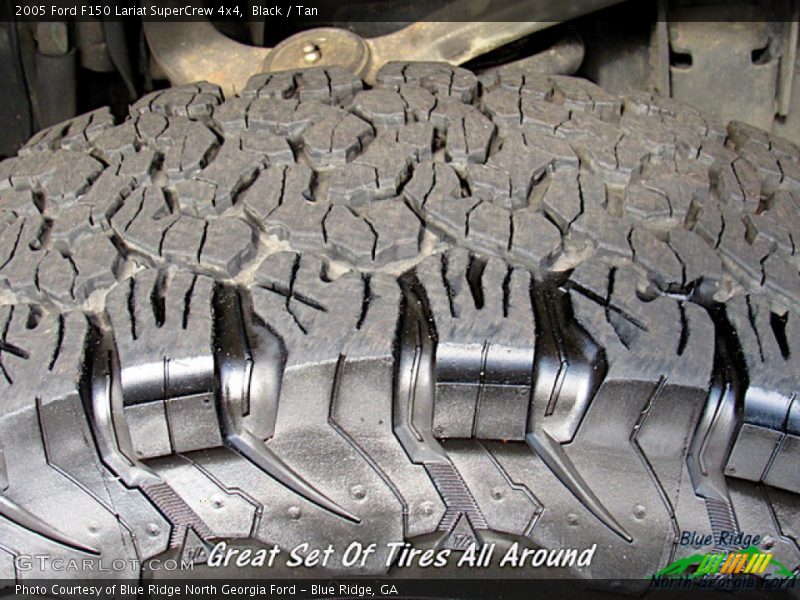 Black / Tan 2005 Ford F150 Lariat SuperCrew 4x4