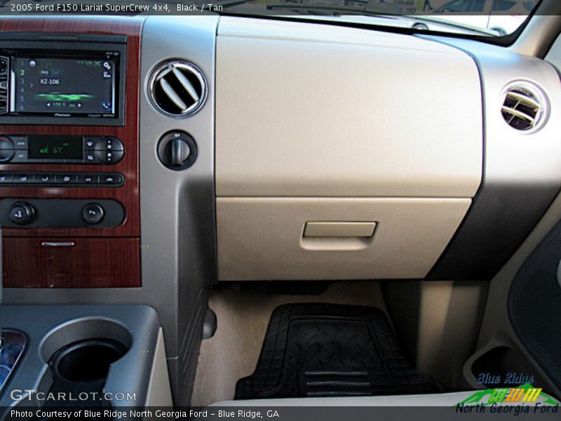 Black / Tan 2005 Ford F150 Lariat SuperCrew 4x4