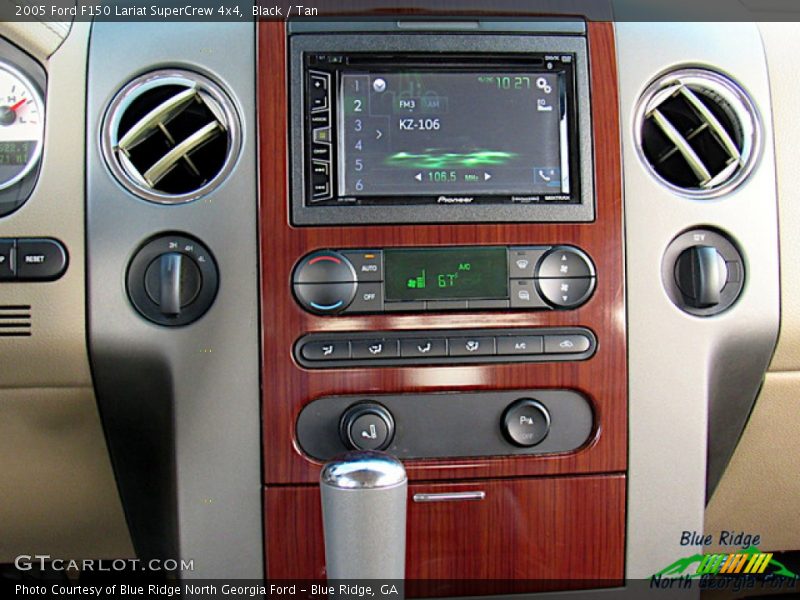 Black / Tan 2005 Ford F150 Lariat SuperCrew 4x4