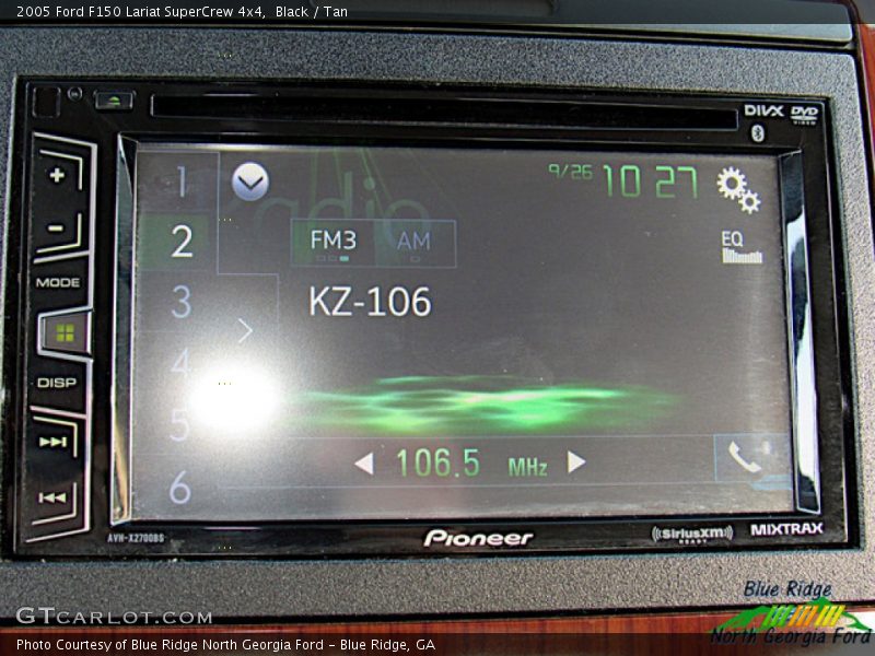 Black / Tan 2005 Ford F150 Lariat SuperCrew 4x4