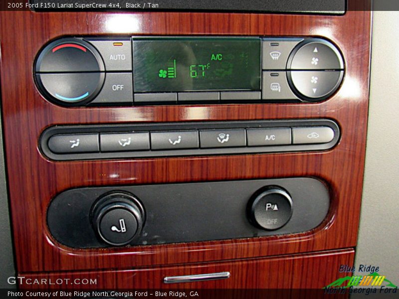 Black / Tan 2005 Ford F150 Lariat SuperCrew 4x4