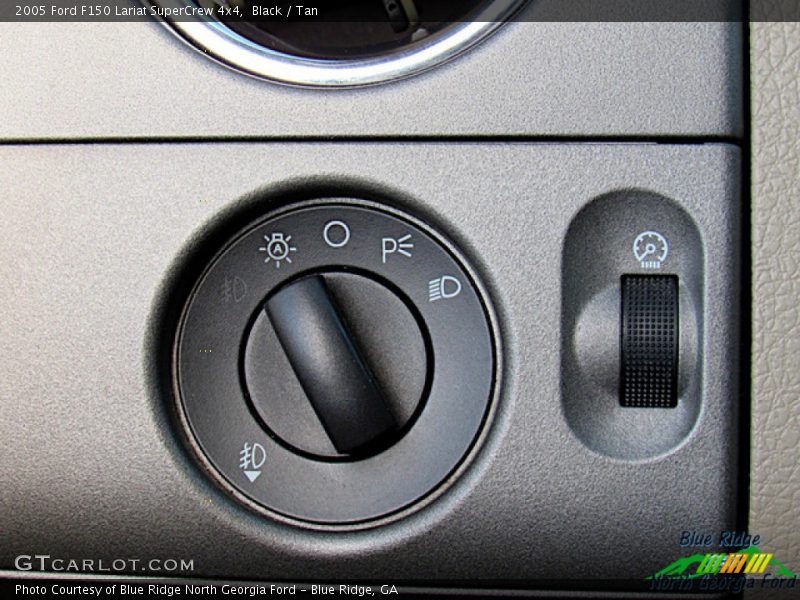 Black / Tan 2005 Ford F150 Lariat SuperCrew 4x4