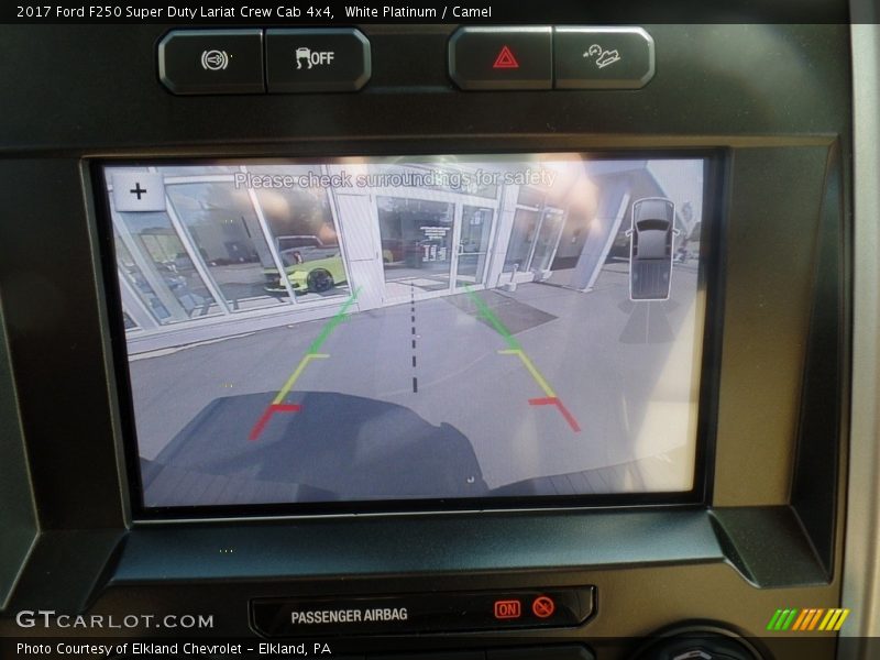 White Platinum / Camel 2017 Ford F250 Super Duty Lariat Crew Cab 4x4