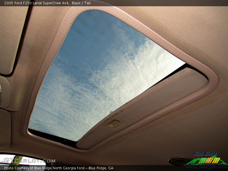 Black / Tan 2005 Ford F150 Lariat SuperCrew 4x4