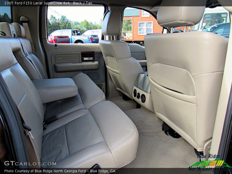 Black / Tan 2005 Ford F150 Lariat SuperCrew 4x4