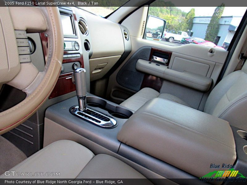 Black / Tan 2005 Ford F150 Lariat SuperCrew 4x4
