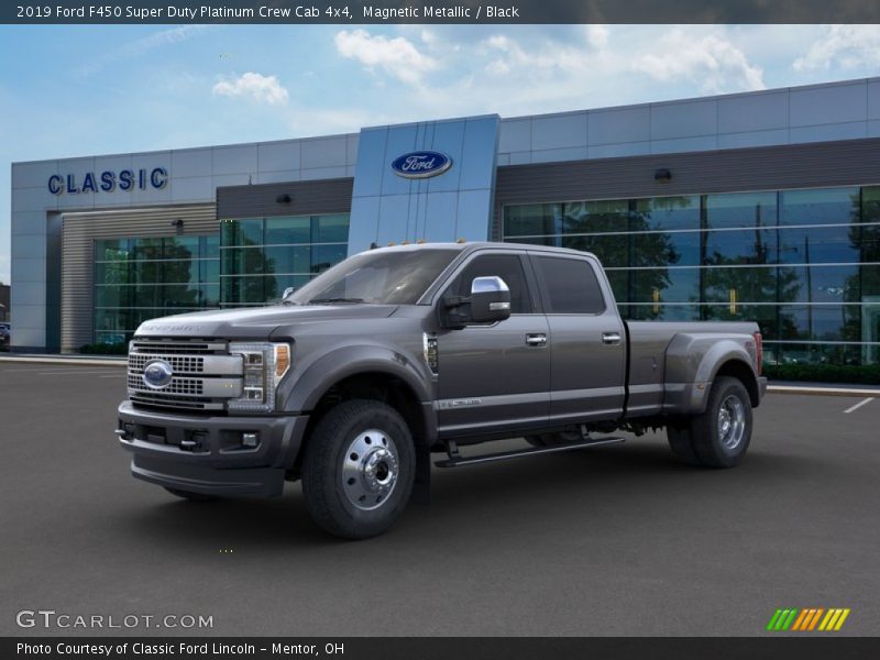 Magnetic Metallic / Black 2019 Ford F450 Super Duty Platinum Crew Cab 4x4