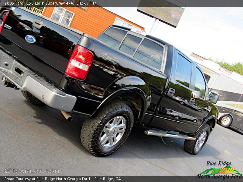 Black / Tan 2005 Ford F150 Lariat SuperCrew 4x4