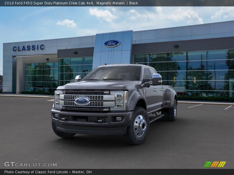 Magnetic Metallic / Black 2019 Ford F450 Super Duty Platinum Crew Cab 4x4