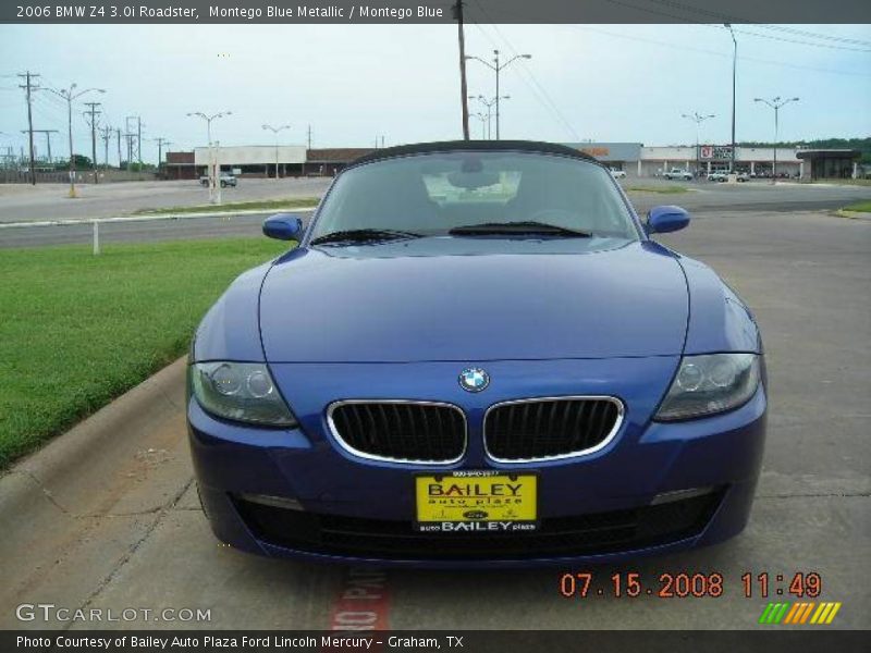 Montego Blue Metallic / Montego Blue 2006 BMW Z4 3.0i Roadster