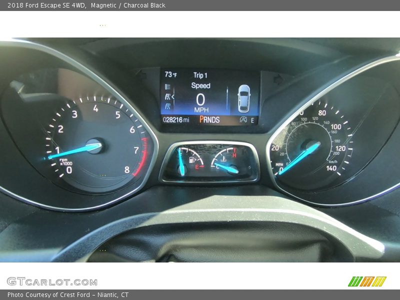 Magnetic / Charcoal Black 2018 Ford Escape SE 4WD