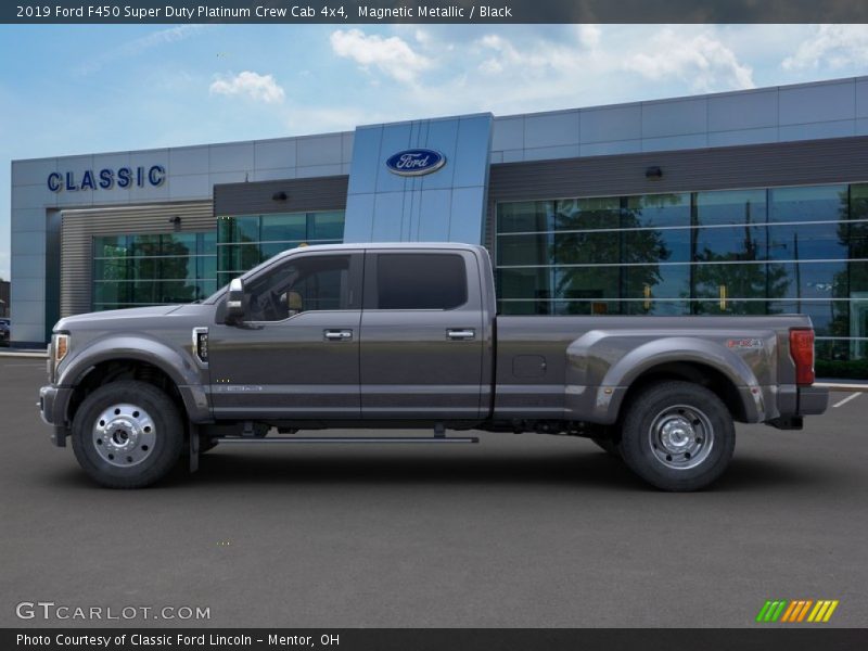 Magnetic Metallic / Black 2019 Ford F450 Super Duty Platinum Crew Cab 4x4