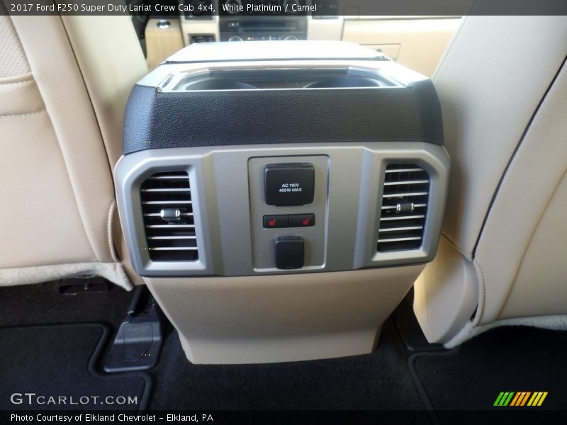 White Platinum / Camel 2017 Ford F250 Super Duty Lariat Crew Cab 4x4