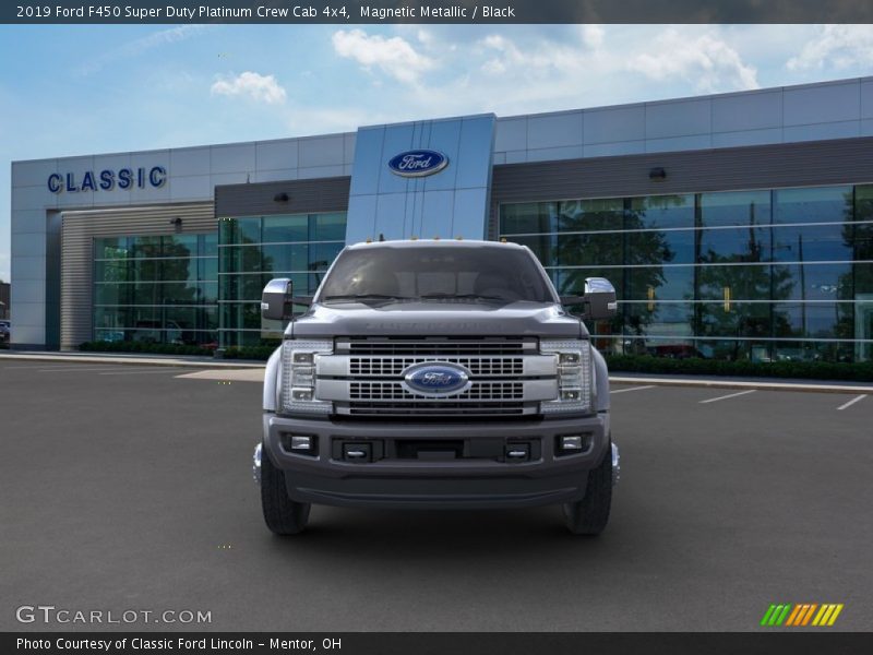 Magnetic Metallic / Black 2019 Ford F450 Super Duty Platinum Crew Cab 4x4