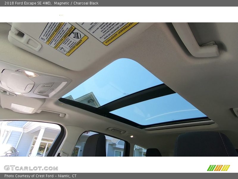 Magnetic / Charcoal Black 2018 Ford Escape SE 4WD