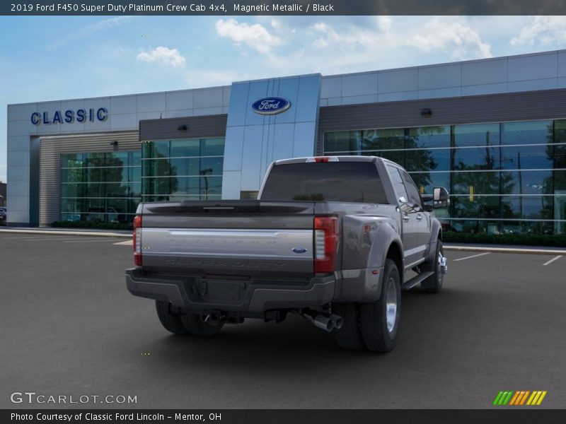 Magnetic Metallic / Black 2019 Ford F450 Super Duty Platinum Crew Cab 4x4