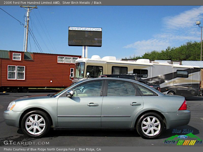 Silver Birch Metallic / Black 2006 Ford Five Hundred Limited AWD