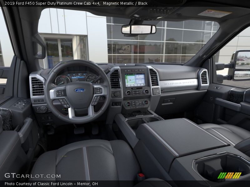Magnetic Metallic / Black 2019 Ford F450 Super Duty Platinum Crew Cab 4x4