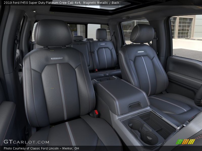 Magnetic Metallic / Black 2019 Ford F450 Super Duty Platinum Crew Cab 4x4