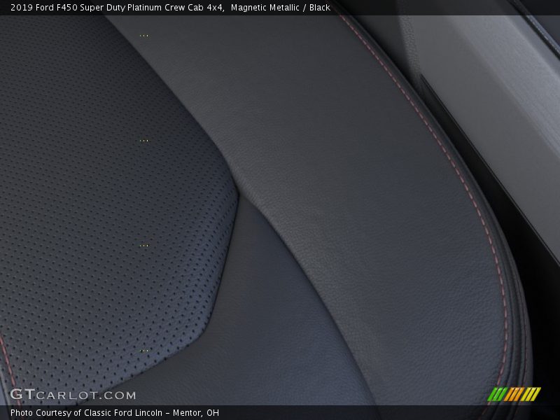 Magnetic Metallic / Black 2019 Ford F450 Super Duty Platinum Crew Cab 4x4