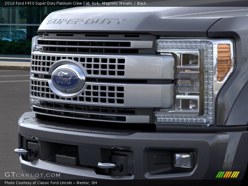 Magnetic Metallic / Black 2019 Ford F450 Super Duty Platinum Crew Cab 4x4