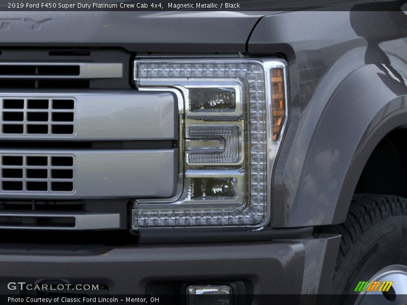Magnetic Metallic / Black 2019 Ford F450 Super Duty Platinum Crew Cab 4x4