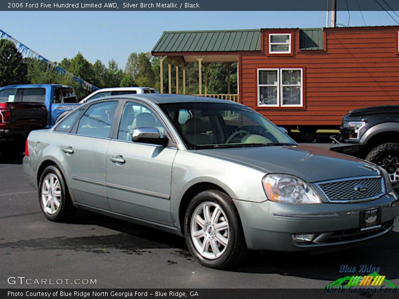 Silver Birch Metallic / Black 2006 Ford Five Hundred Limited AWD