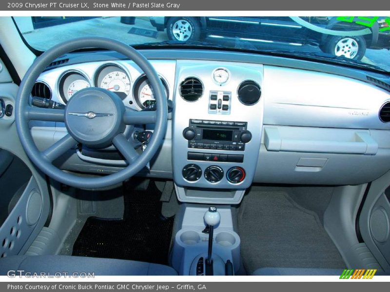 Stone White / Pastel Slate Gray 2009 Chrysler PT Cruiser LX