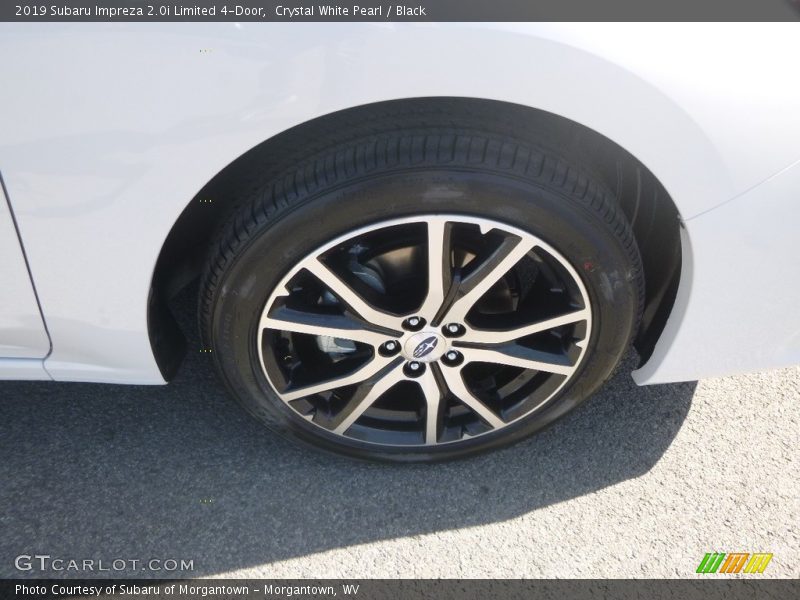Crystal White Pearl / Black 2019 Subaru Impreza 2.0i Limited 4-Door