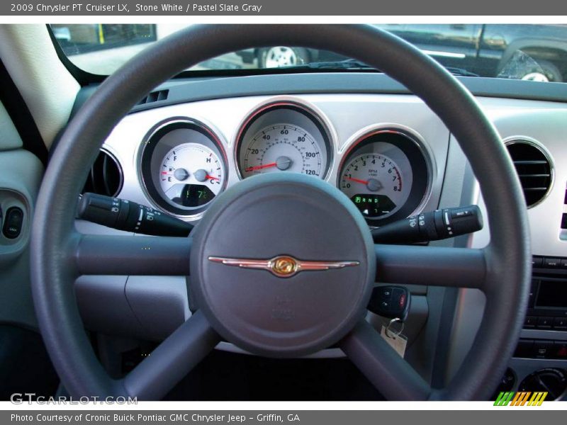 Stone White / Pastel Slate Gray 2009 Chrysler PT Cruiser LX