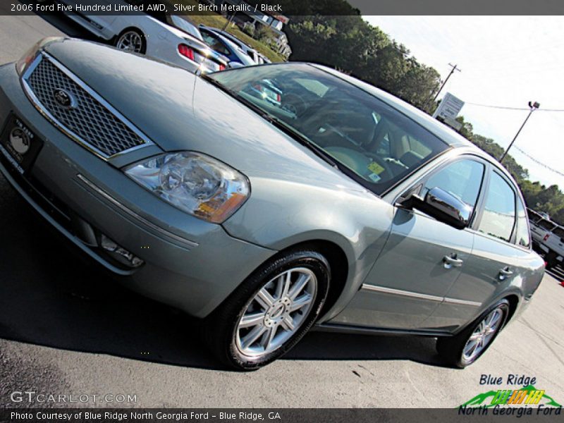 Silver Birch Metallic / Black 2006 Ford Five Hundred Limited AWD